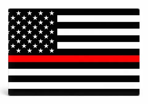 Thin Red Line American Flag