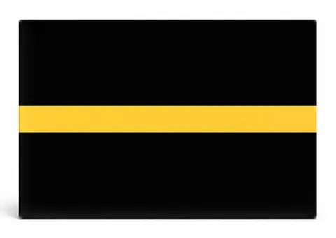 Thin Gold Line Flag