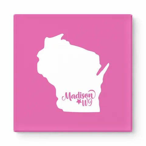 Home Sweet Madison — Wisconsin State Silhouette