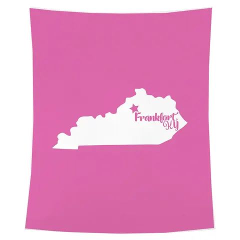 Home Sweet Frankfort — Kentucky State Silhouette