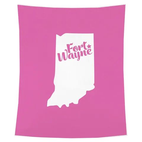Home Sweet Fort Wayne — Indiana State Silhouette
