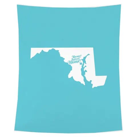Home Sweet Home Maryland — Maryland State Silhouette