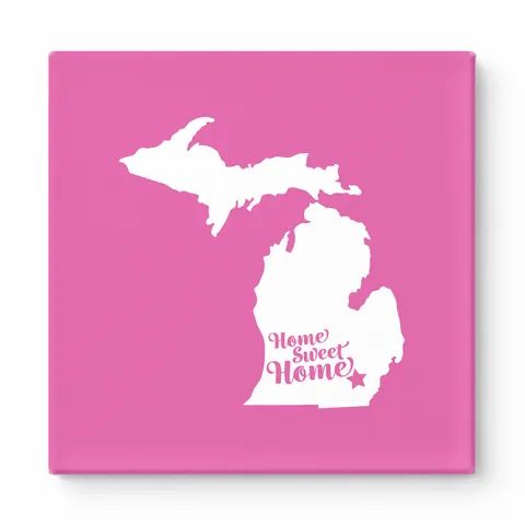 Home Sweet Lansing — Michigan State Silhouette