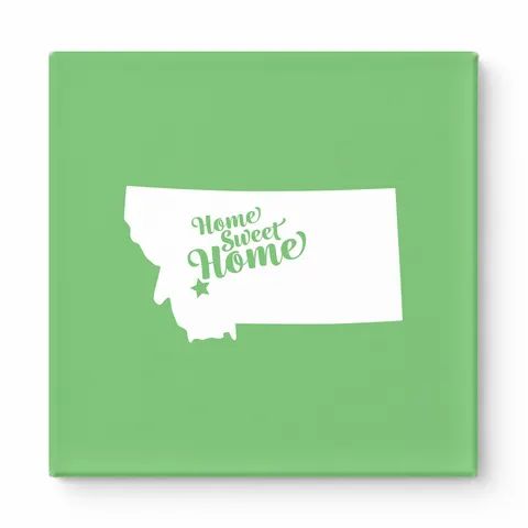 Home Sweet Great Falls — Montana State Silhouette