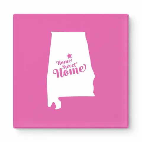 Home Sweet Montgomery — Alabama State Silhouette