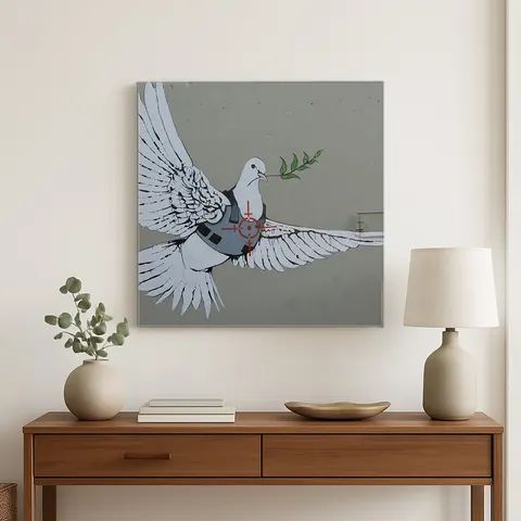 Armored Dove — Street Art Print