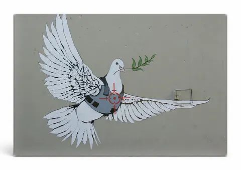 Armored Dove — Street Art Print