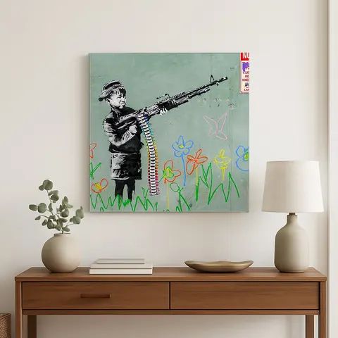 Child Soldier — Street Art Print
