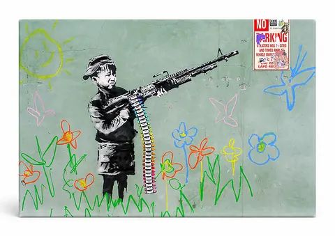 Child Soldier — Street Art Print