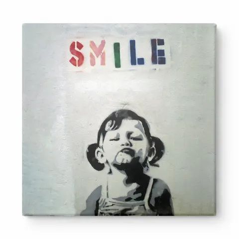 Small Little Girl — Street Art Print