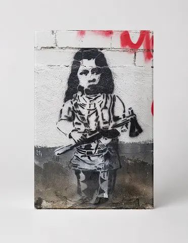 Tomahawk Girl — Street Art Print