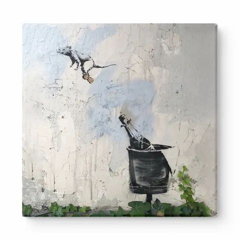 Cork Launch from Champagne — Street Art Print