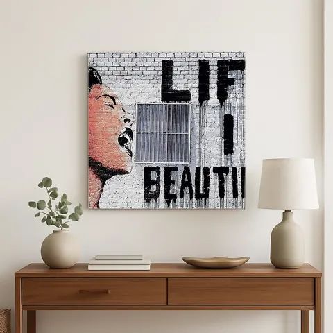 Life is Beautiful — Street Art Print