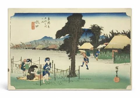 Minakuchi: Famous for Fresh Gourd (c. 1833–1834)