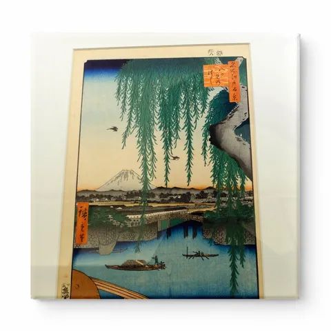 Yatsumi Bridge, from One Hundred Famous Views of Edo (1856)
