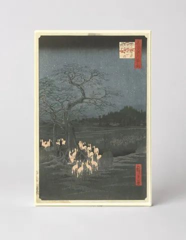 New Year's Eve Foxfires at the Changing Tree, Oji (1857)