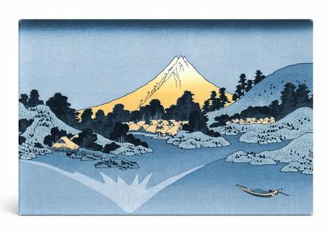 The Lake of Suwa in Shinano Province (c. 1830–1832)