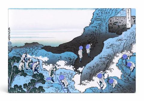 Climbing on Fuji (c.1835)