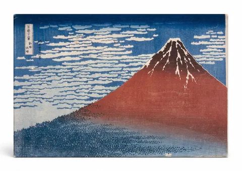 Fine Wind, Clear Morning (Red Fuji) (c. 1831)
