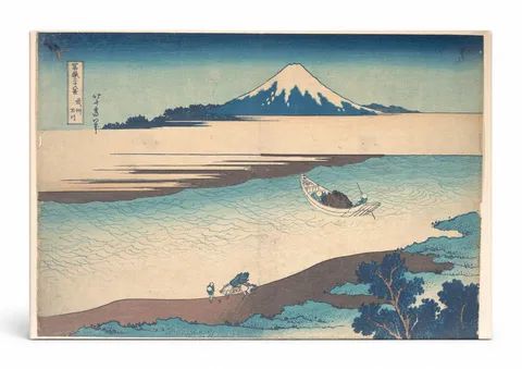 Tama River in Musashi Province (Bushū Tamagawa), from Thirty-six Views of Mount Fuji (c. 1830–1832)