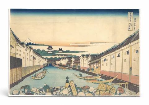 Nihonbashi in Edo (1830–1832)