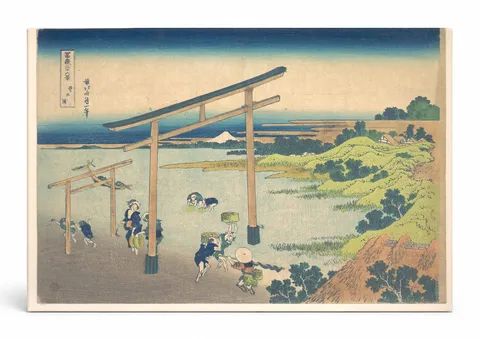 Noboto Bay (Noboto no ura), from Thirty-six Views of Mount Fuji (c. 1830–1832)