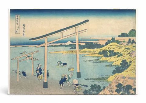 Noboto Bay (Noboto no ura), from Thirty-six Views of Mount Fuji (c. 1830–32)