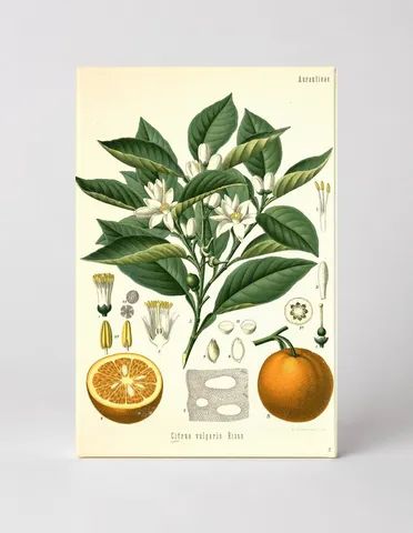 Citrus vulgaris — Köhler's Medizinal-Pflanzen, Plate 2