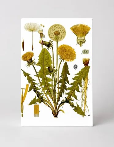 Taraxacum officinale (Dandelion) – Köhler's Medicinal Plants (1887)
