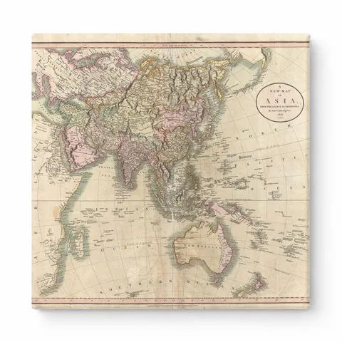 A New Map of Asia (1806)
