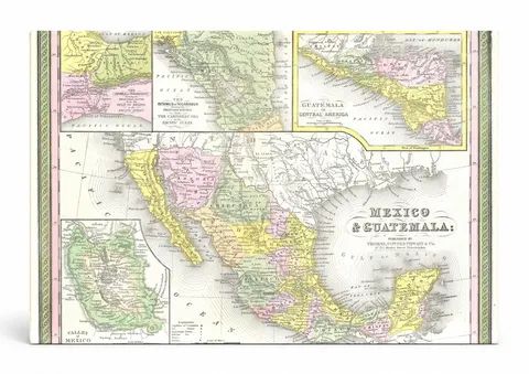 Mexico & Guatemala (1850)