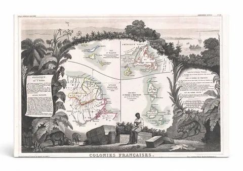 Colonies Françaises en Amérique (1852)