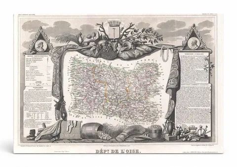 Département de l'Oise, France (1852)