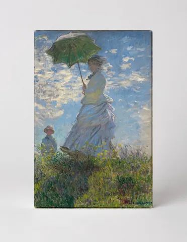 Woman with a Parasol – Madame Monet and Her Son (1875)