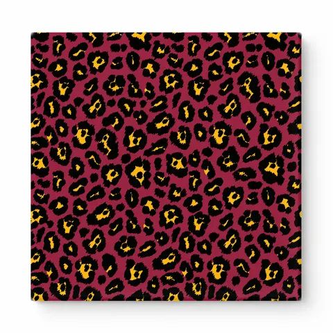 Burgundy & Gold Leopard — National Football Teams