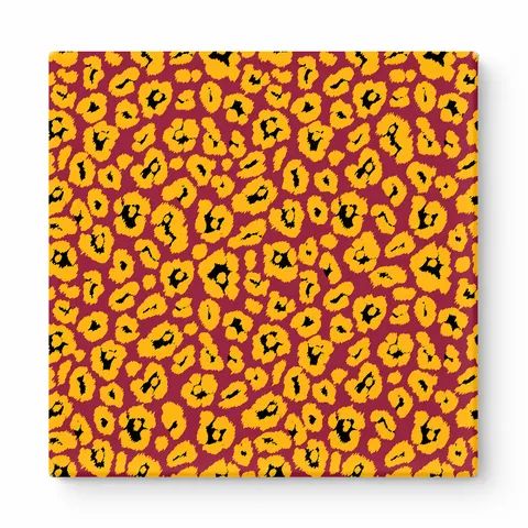 Gold & Red Leopard — National Football Teams