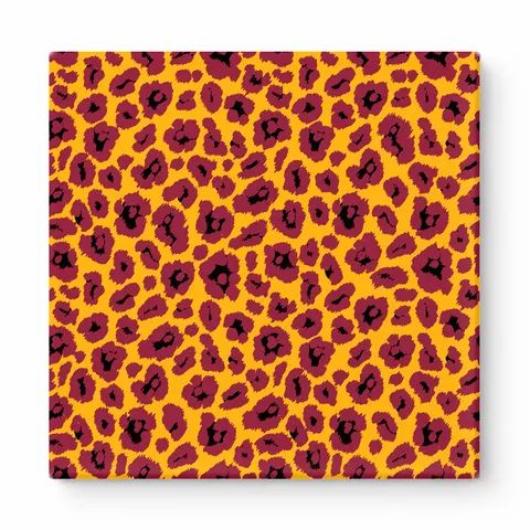Gold & Maroon Leopard — National Football Teams