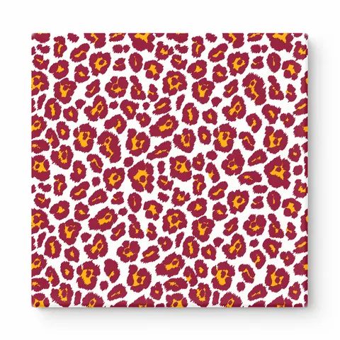 Burgundy & Gold Leopard — National Football Teams