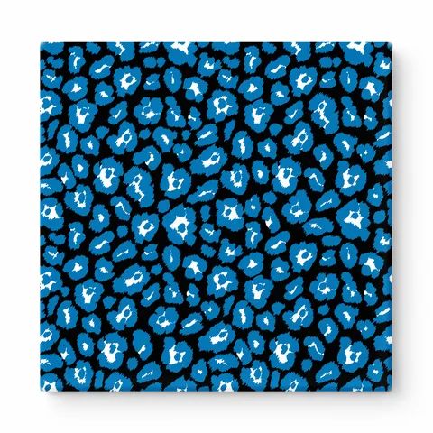 Royal Blue & Black Leopard — National Football Teams