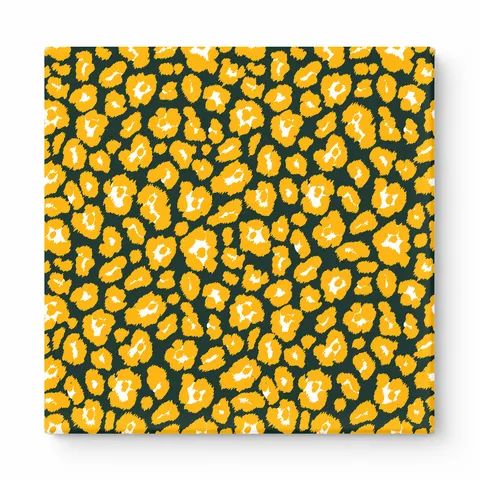 Gold & Forest Green Leopard — National Football Teams