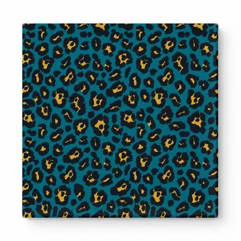 Teal & Gold Leopard — National Football Teams