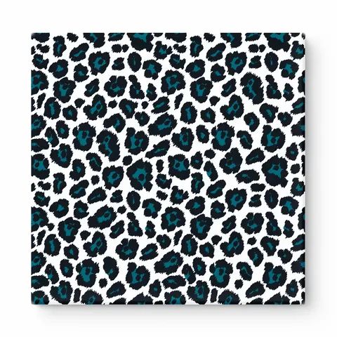 White & Navy Leopard — National Football Teams