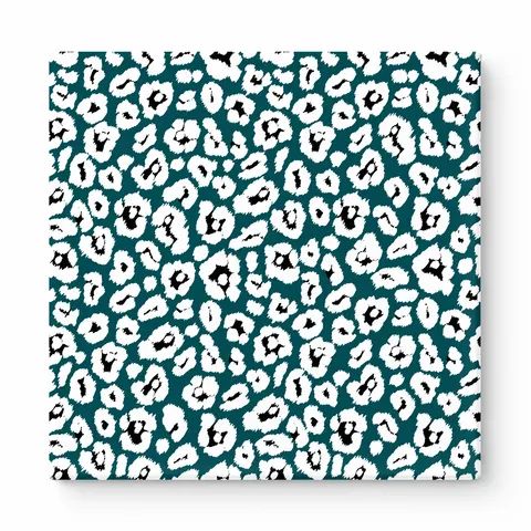 Teal & White Leopard — National Football Teams