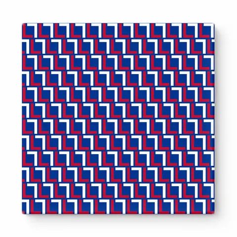 Navy & Red Squares — National Football Teams
