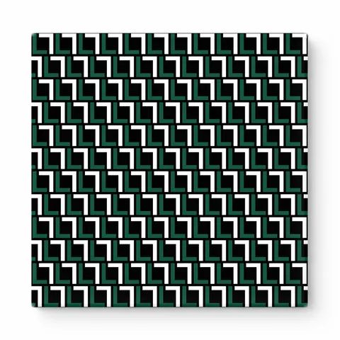 Forest Green & White Squares — National Football Teams