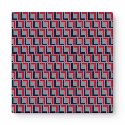 Navy & Red Squares — National Football Teams