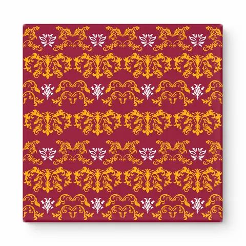 Burgundy & Gold Baroque — National Football Teams