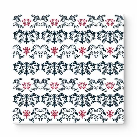 Navy & White Baroque — National Football Teams