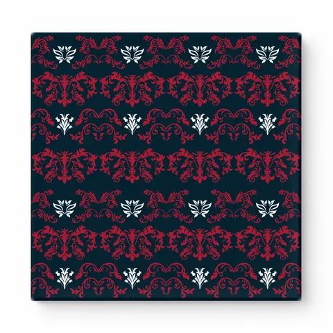 Navy & Crimson Baroque — National Football Teams