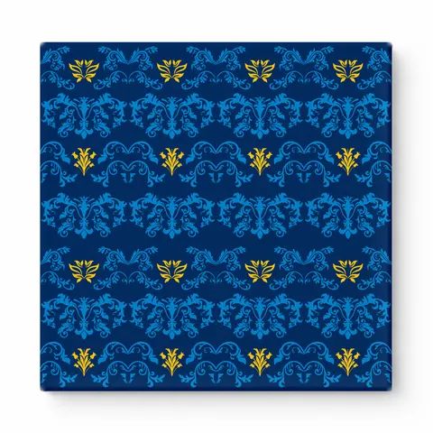 Navy & Gold Baroque — National Football Teams